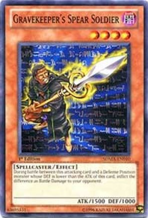 Gravekeeper's Spear Soldier (SDMA-EN010) - Structure Deck: Marik 1st Edition