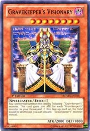 Gravekeeper's Visionary (SDMA-EN018) - Structure Deck: Marik 1st Edition