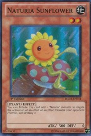 Naturia Sunflower (HA03-EN011) - Hidden Arsenal 3 1st Edition