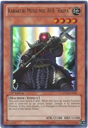 Karakuri Muso mdl 818 "Haipa" (STOR-EN083) - Storm of Ragnarok 1st Edition