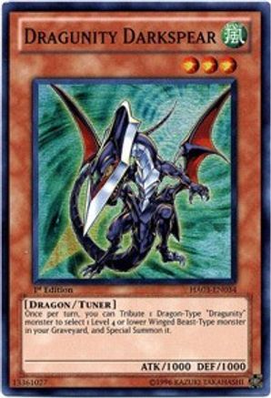 Dragunity Darkspear (SDDL-EN007) - Structure Deck: Dragunity Legion Unlimited