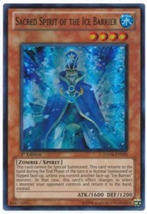 Sacred Spirit of the Ice Barrier (HA04-EN024) - Hidden Arsenal 4 1st Edition