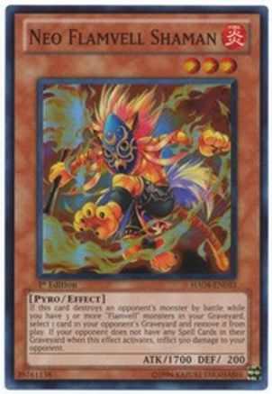Neo Flamvell Shaman (HA04-EN033) - Hidden Arsenal 4 Unlimited