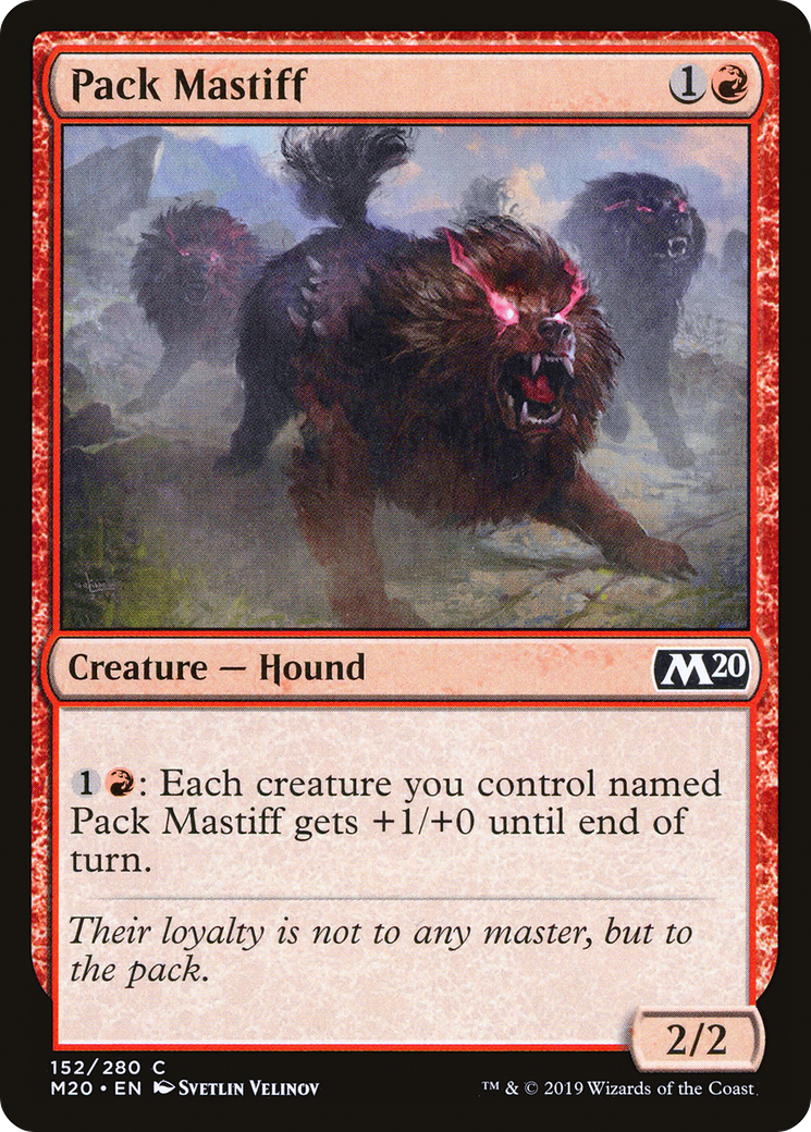 Pack Mastiff (M20-152) - Core Set 2020
