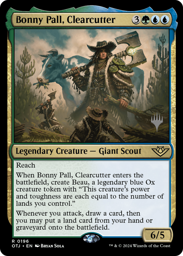 Bonny Pall, Clearcutter (PPOTJ-196P) - Outlaws of Thunder Junction Promos Foil