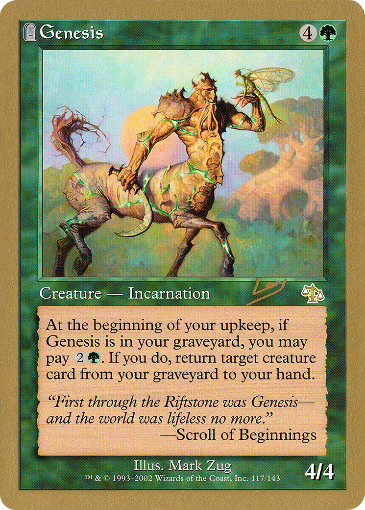 Genesis - 2002 Raphael Levy (JUD) (WCD-) - World Championship Decks 2002