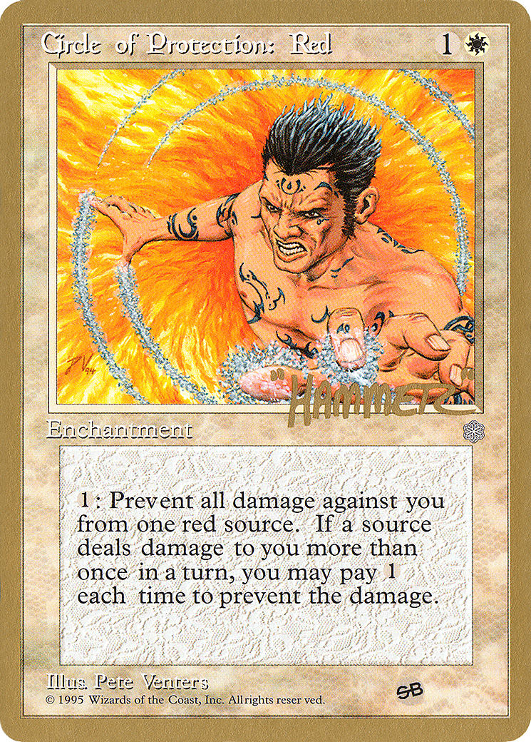 Circle of Protection: Red (WCD-SHR15SB) - Pro Tour Collector Set