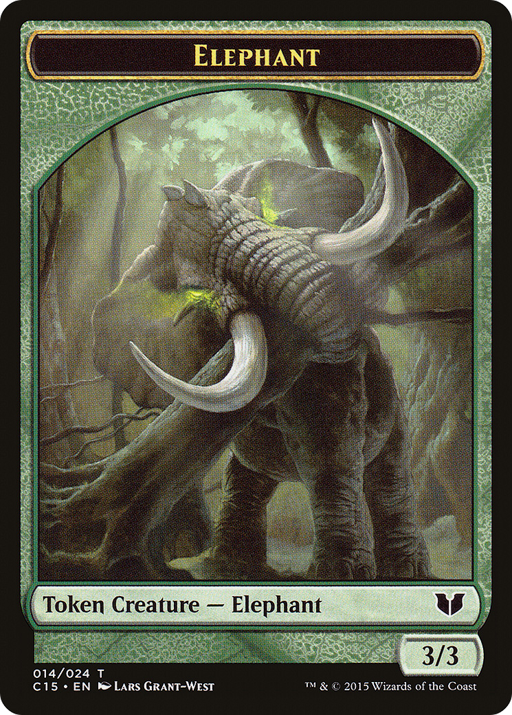 Elephant (C15-014) - Commander 2015 Tokens