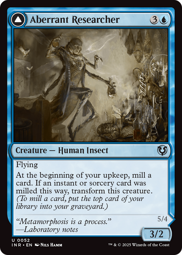 Aberrant Researcher // Perfected Form (INR-052) - Innistrad Remastered