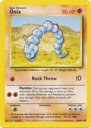 Onix 056/102 Base Set - Common