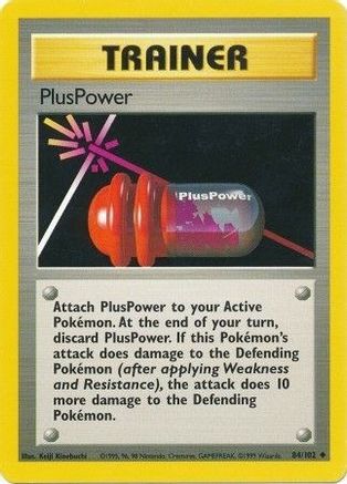 PlusPower 084/102 Base Set - Uncommon