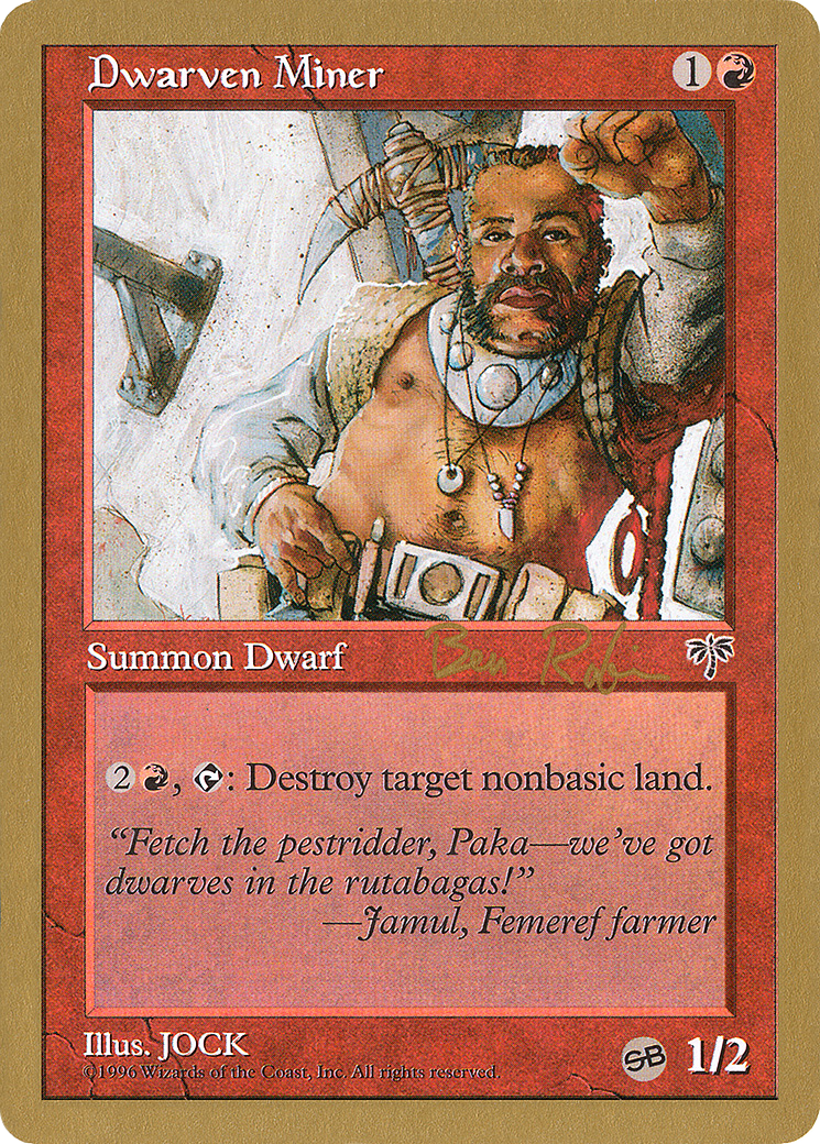 Dwarven Miner (WCD-BR169SB) - World Championship Decks 1998