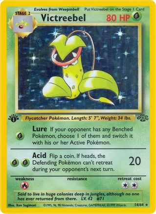 Victreebel (14) 014/64 - Unlimited Holofoil Jungle - Holo Rare