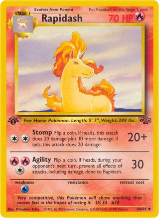 Rapidash 044/64 - Unlimited Jungle - Uncommon