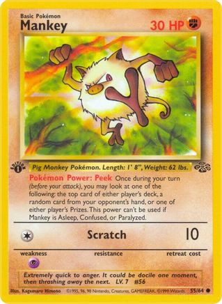Mankey 055/64 - Unlimited Jungle - Common