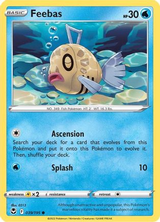 Feebas 039/195 SWSH12 Silver Tempest - Common