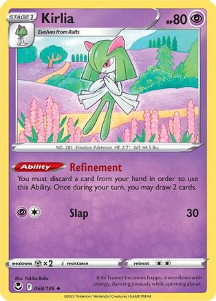 Kirlia 068/195 SWSH12 Silver Tempest - Uncommon
