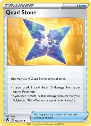 Quad Stone 163/195 SWSH12 Silver Tempest - Uncommon
