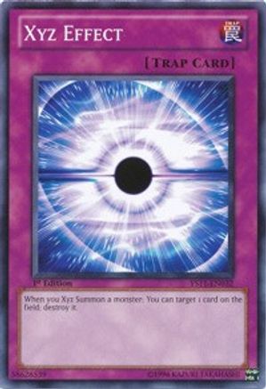 Xyz Effect (YS11-EN032) - Starter Deck: Dawn of the Xyz 1st Edition