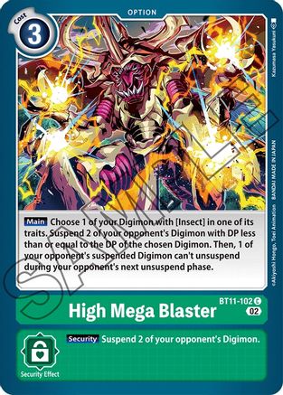 High Mega Blaster (BT11-102) - Dimensional Phase