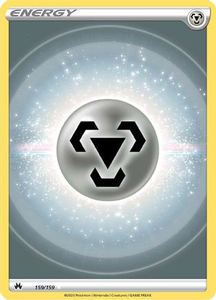 Metal Energy (Texture Full Art) 159/159 - Holofoil Crown Zenith - Ultra Rare