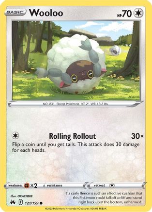 Wooloo 121/159 Crown Zenith - Common