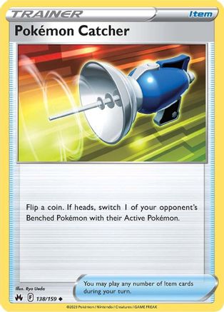 Pokemon Catcher 138/159 Crown Zenith - Uncommon