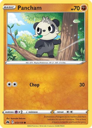 Pancham 072/159 Crown Zenith - Common