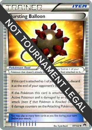 Bursting Balloon - 2016 (Cody Walinski) 097 World Championship Decks - Uncommon