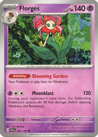 Florges 093/198 SV01 Scarlet & Violet Base Set - Uncommon
