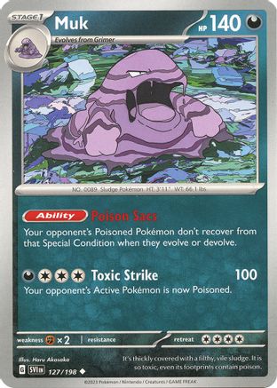 Muk 127/198 SV01 Scarlet & Violet Base Set - Uncommon
