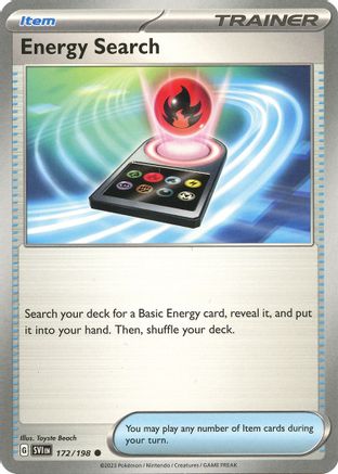 Energy Search 172/198 SV01 Scarlet & Violet Base Set - Common