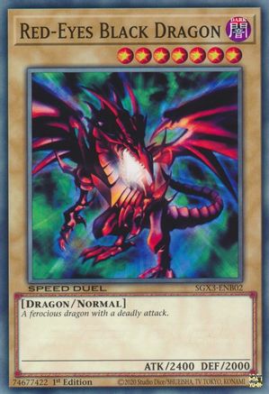 Red-Eyes Black Dragon (SGX3-ENB02) - Speed Duel GX: Duelists of Shadows 1st Edition