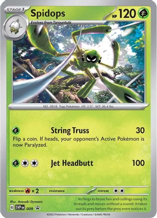 Spidops 009 - Holofoil SV Scarlet & Violet Promo Cards - Promo