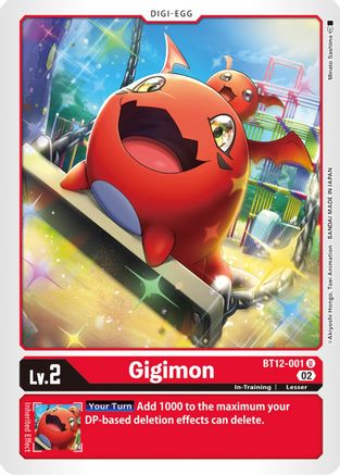 Gigimon (BT12-001) - Across Time