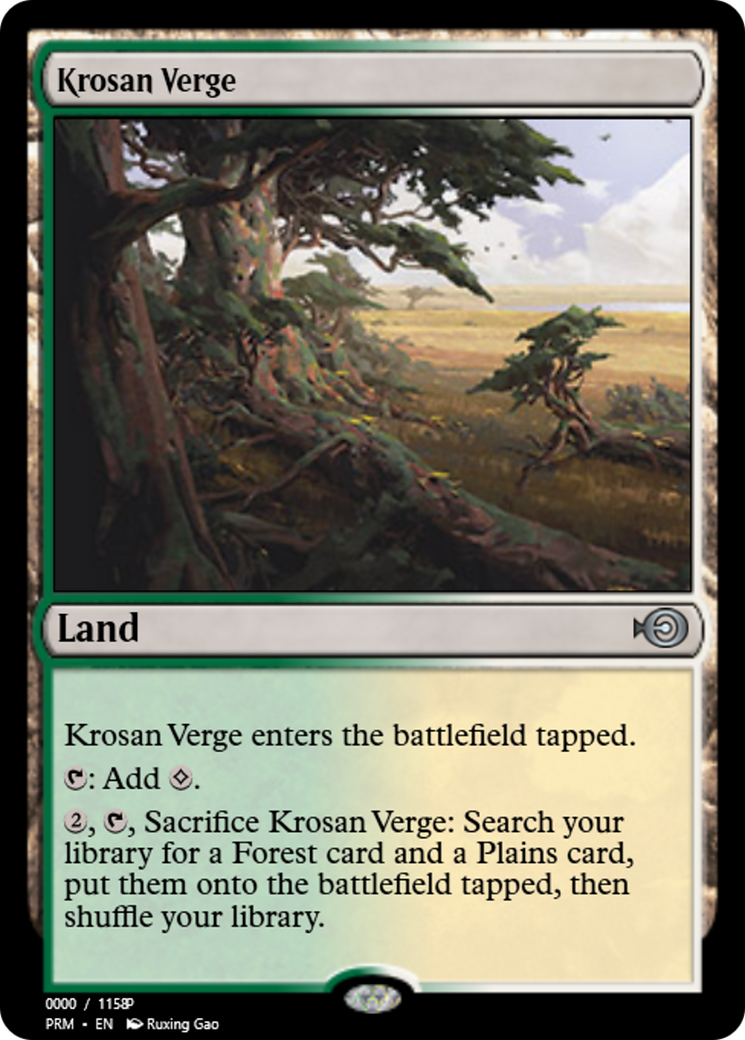 Krosan Verge (PRM-83670) - Magic Online Promos Foil