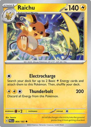 Raichu 064/193 SV02 Paldea Evolved - Uncommon