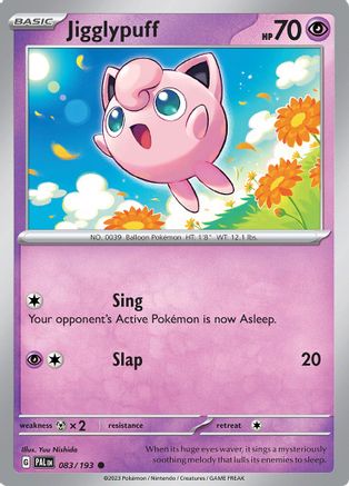 Jigglypuff 083/193 SV02 Paldea Evolved - Common