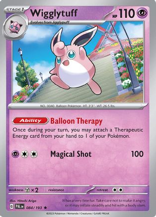 Wigglytuff 084/193 - Holofoil SV02 Paldea Evolved - Rare