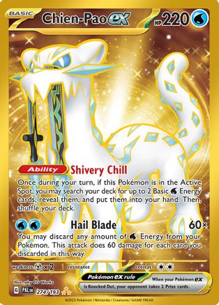 Chien 274/193 - Holofoil SV02 Paldea Evolved - Hyper Rare