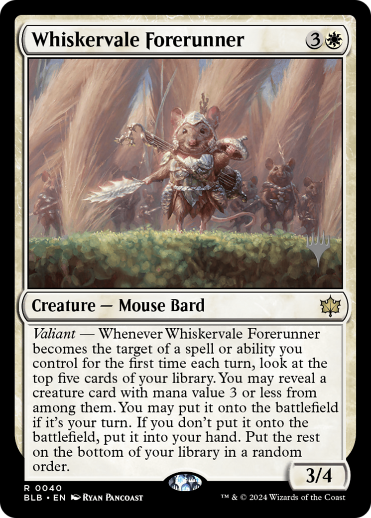 Whiskervale Forerunner (PPBLB-40P) - Bloomburrow Promos