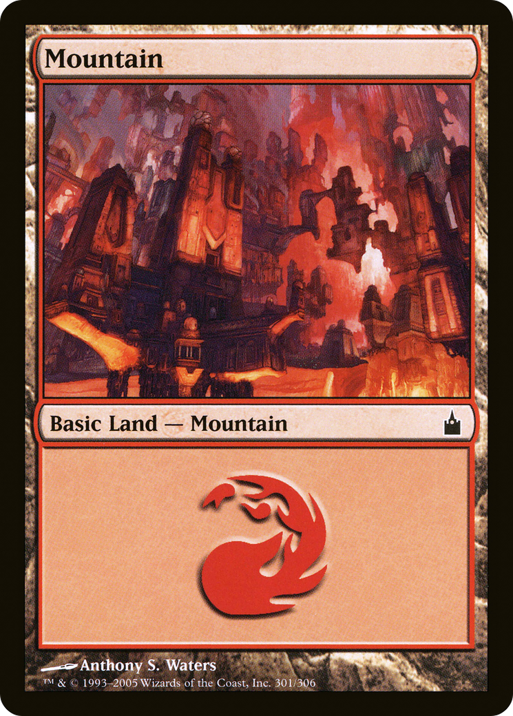 Mountain (RAV-301) - Ravnica: City of Guilds