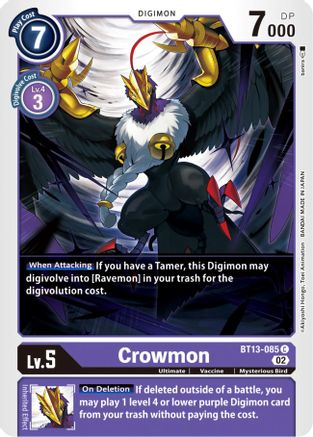 Crowmon (BT13-085) - Versus Royal Knights