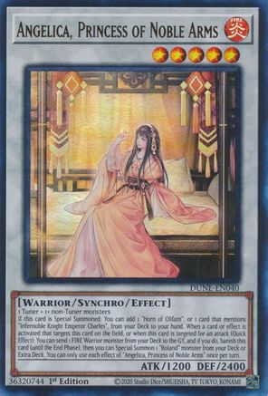 Angelica, Princess of Noble Arms (DUNE-EN040) - Duelist Nexus 1st Edition