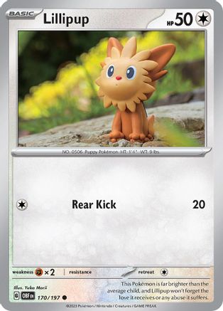Lillipup 170/197 SV03 Obsidian Flames - Common