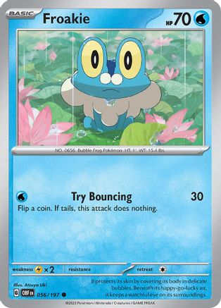 Froakie 056/197 SV03 Obsidian Flames - Common
