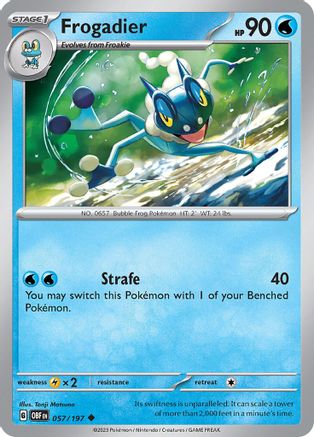 Frogadier 057/197 SV03 Obsidian Flames - Uncommon