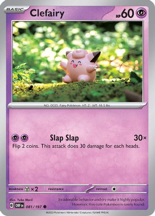 Clefairy 081/197 SV03 Obsidian Flames - Common