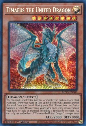 Timaeus the United Dragon (MP23-EN003) - 25th Anniversary Tin: Dueling Heroes Mega Pack 1st Edition
