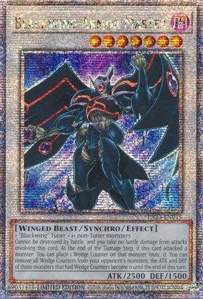 Blackwing Armor Master (Quarter Century Secret Rare) (TN23-EN015) - 25th Anniversary Tin: Dueling Heroes Limited